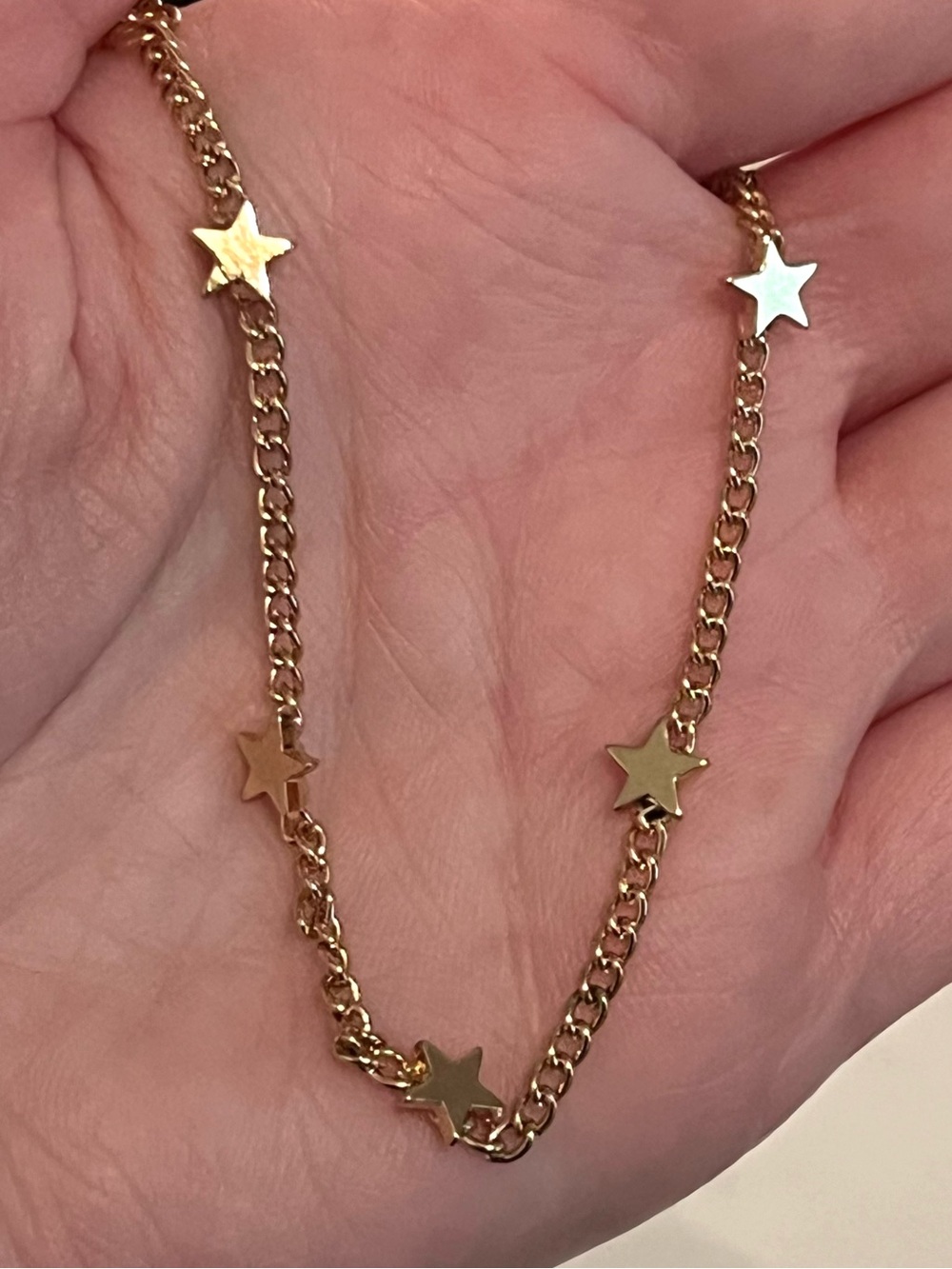 Dainty Gold Star Chain Bracelet